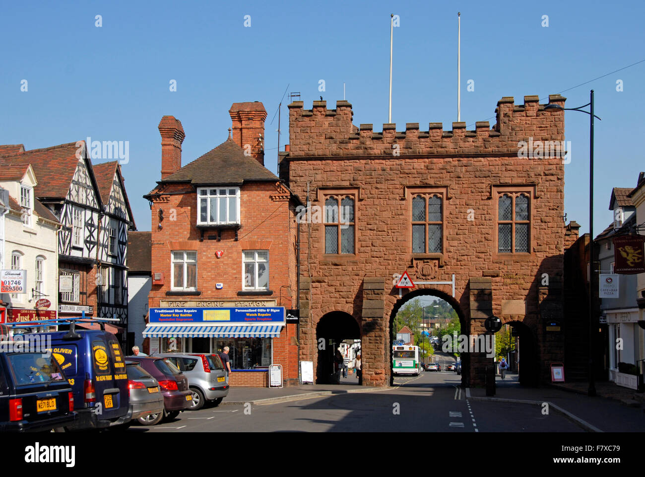 North Gate, Bridgnorth, Shropshire, England Stock Photo