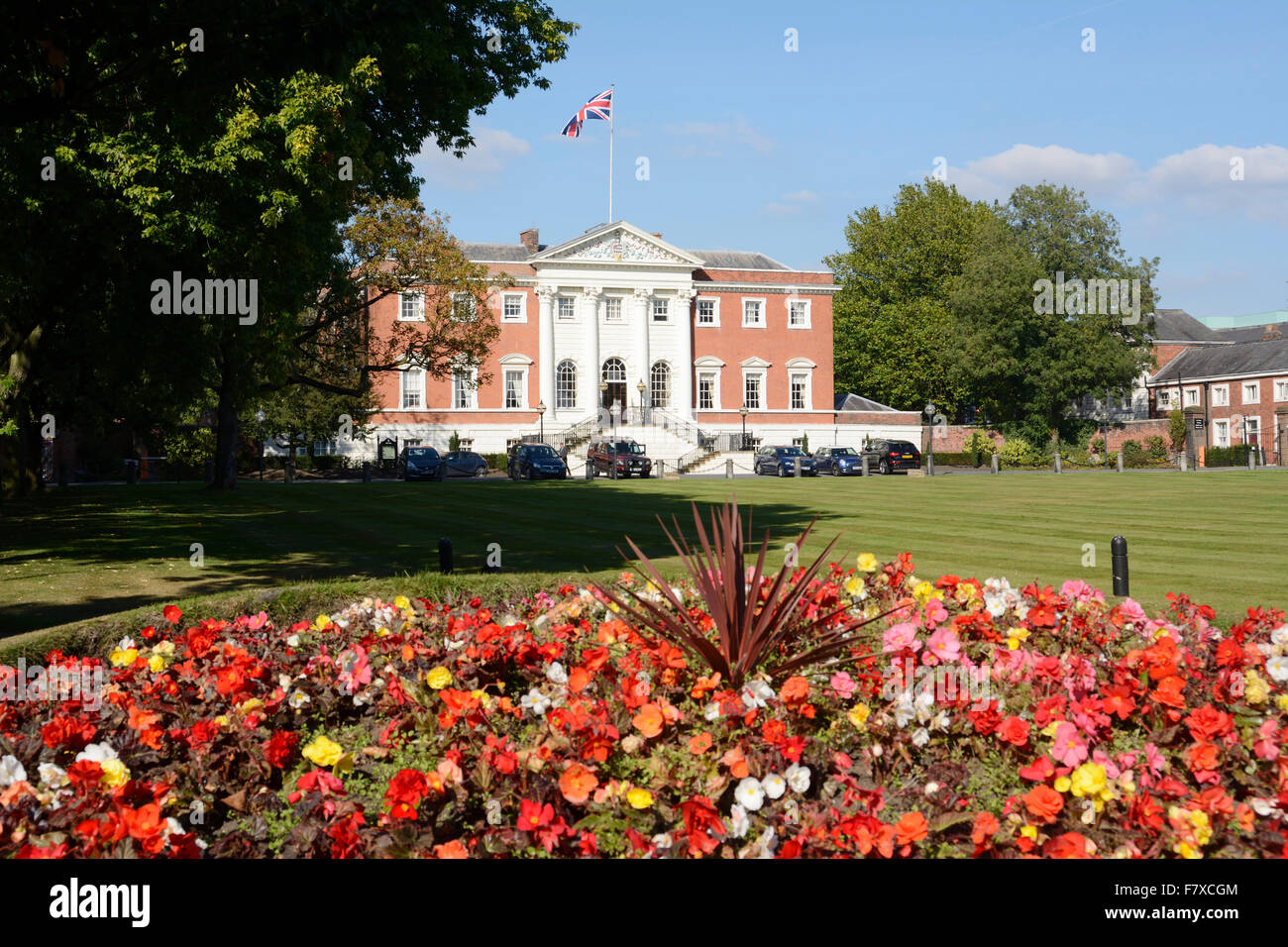 Warrington Town Hall, administrative centre for Warrington, Cheshire. Stock Photo