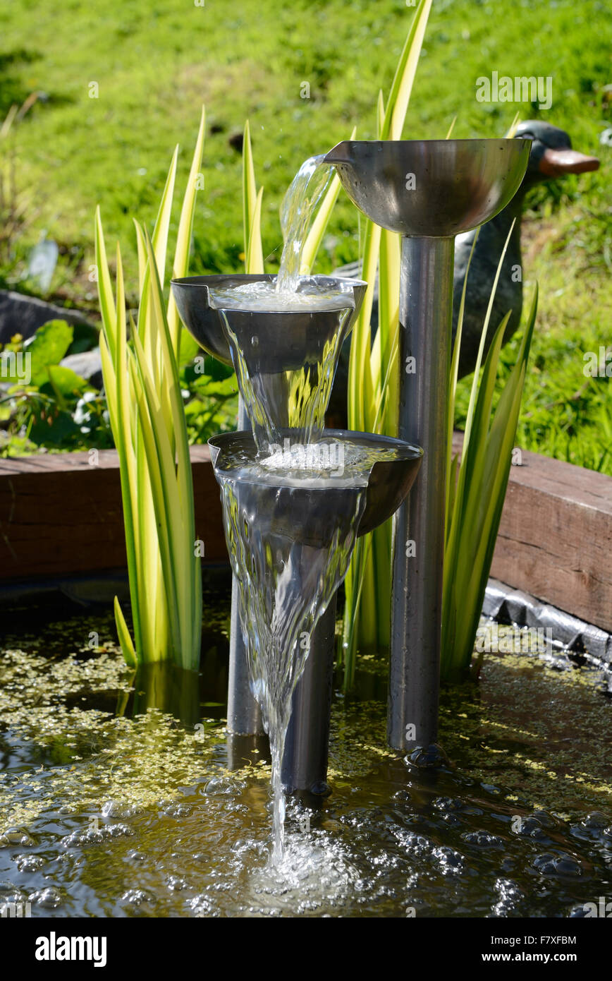 Garden pond and water feature hi-res stock photography and images - Alamy