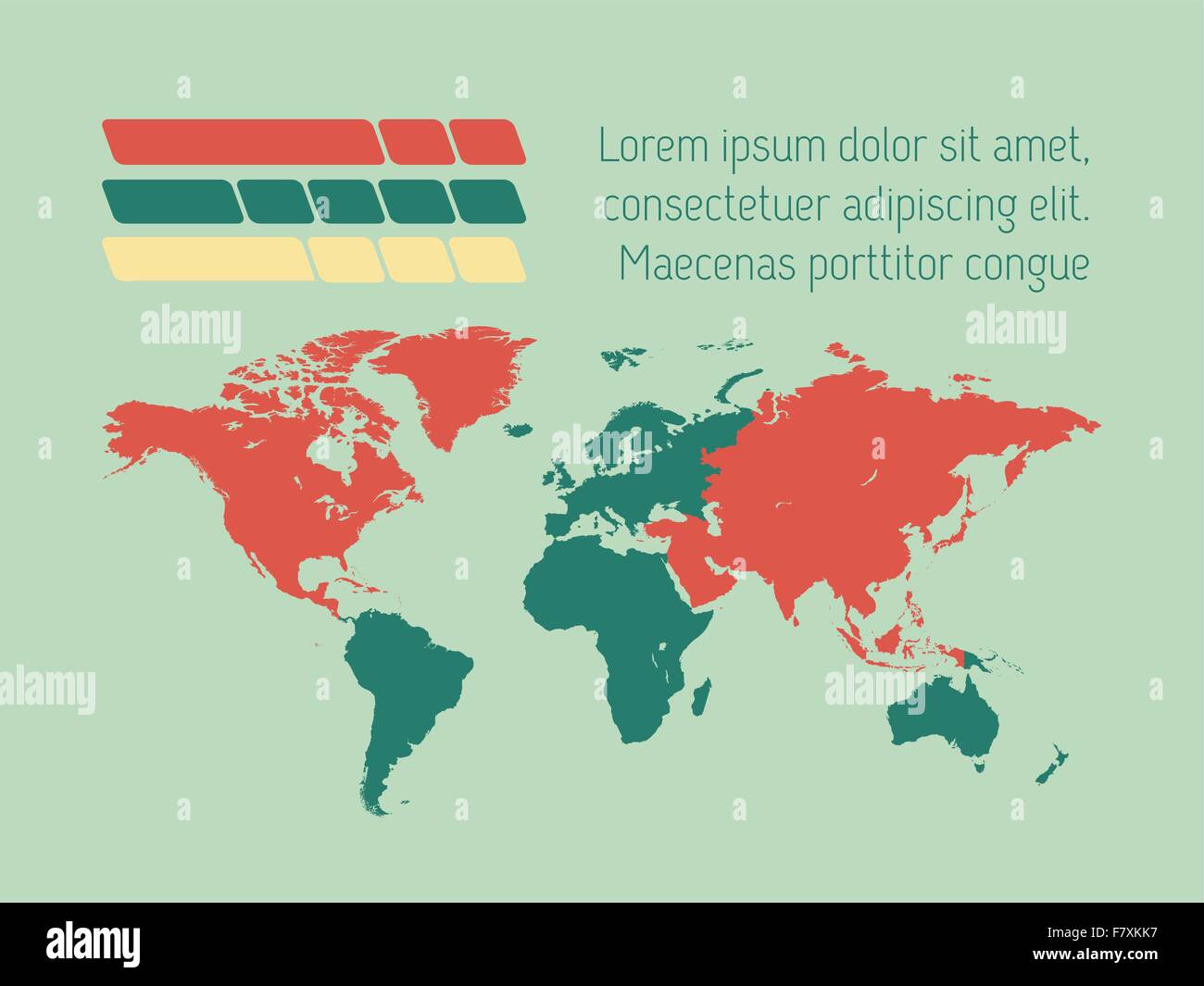 Map of the World Stock Vector Image & Art - Alamy