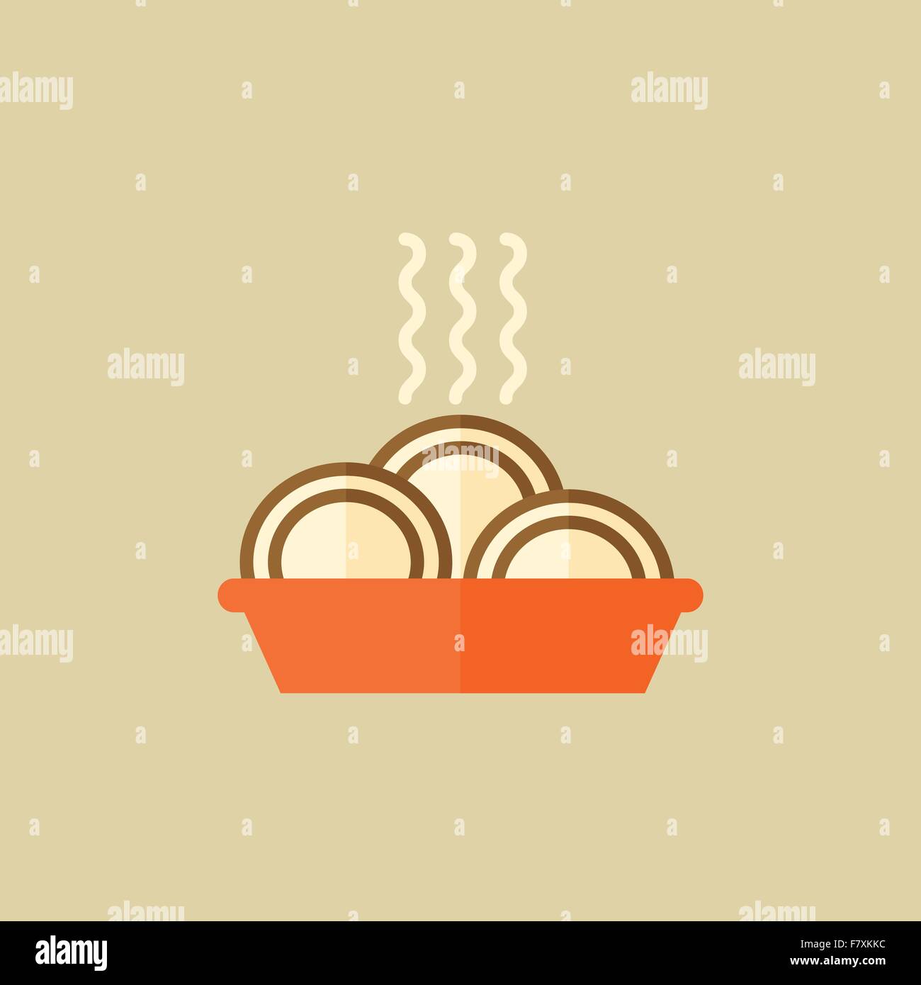 Food Flat Icon Stock Vector Image & Art - Alamy