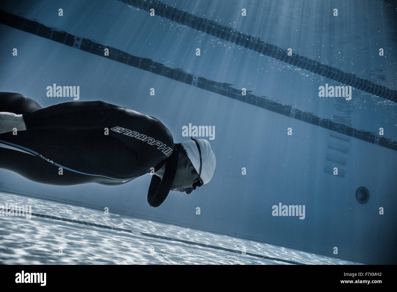 Montreal, CANADA May 30th, 2015. Official AIDA Freediving Pool