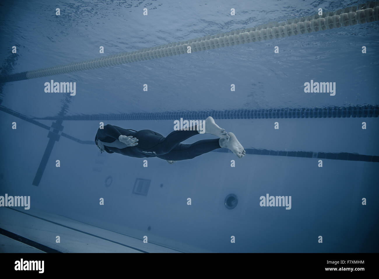 Montreal, CANADA May 30th, 2015. Official AIDA Freediving Pool