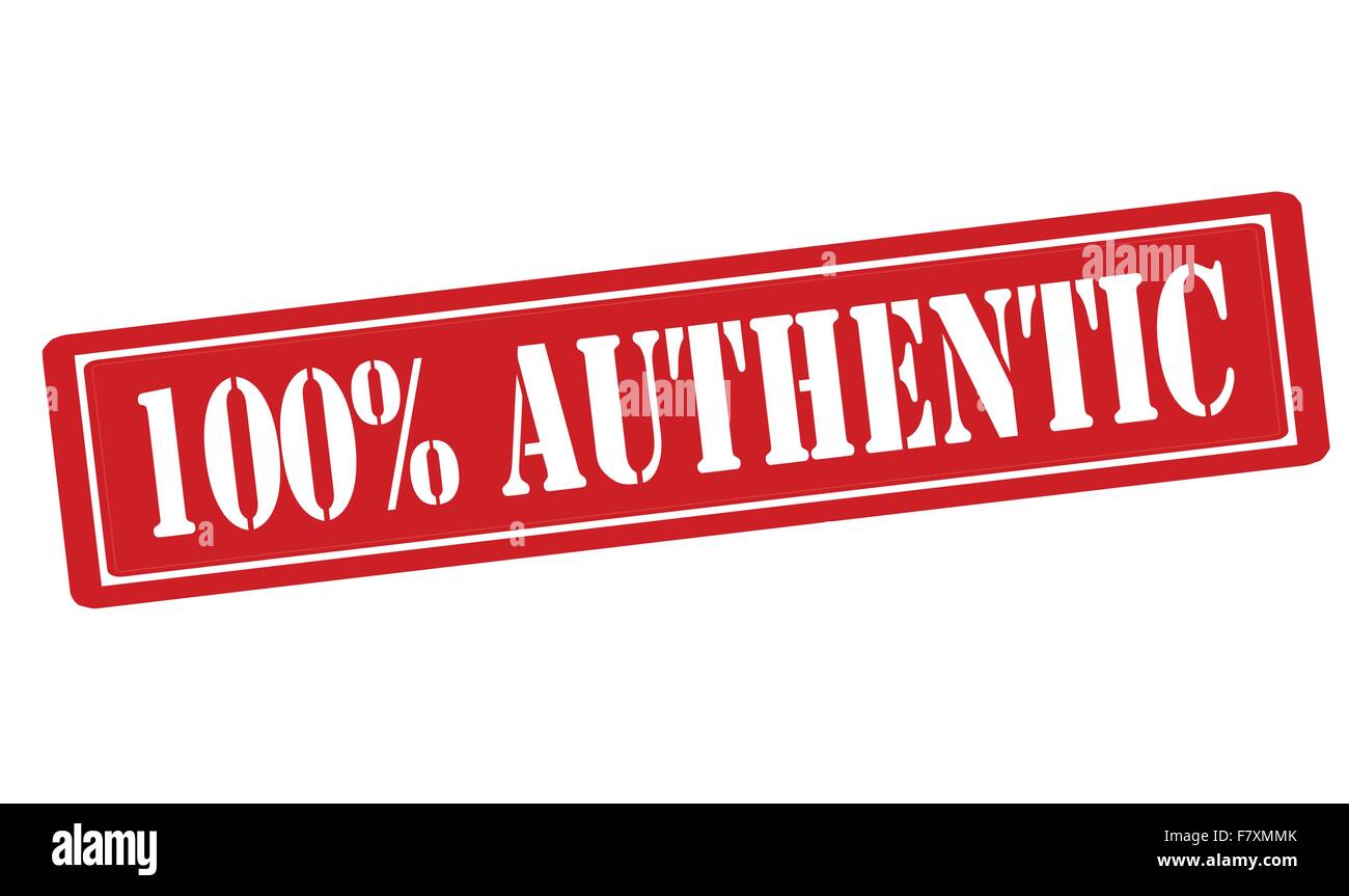 One hundred percent authentic Stock Vector Image & Art - Alamy