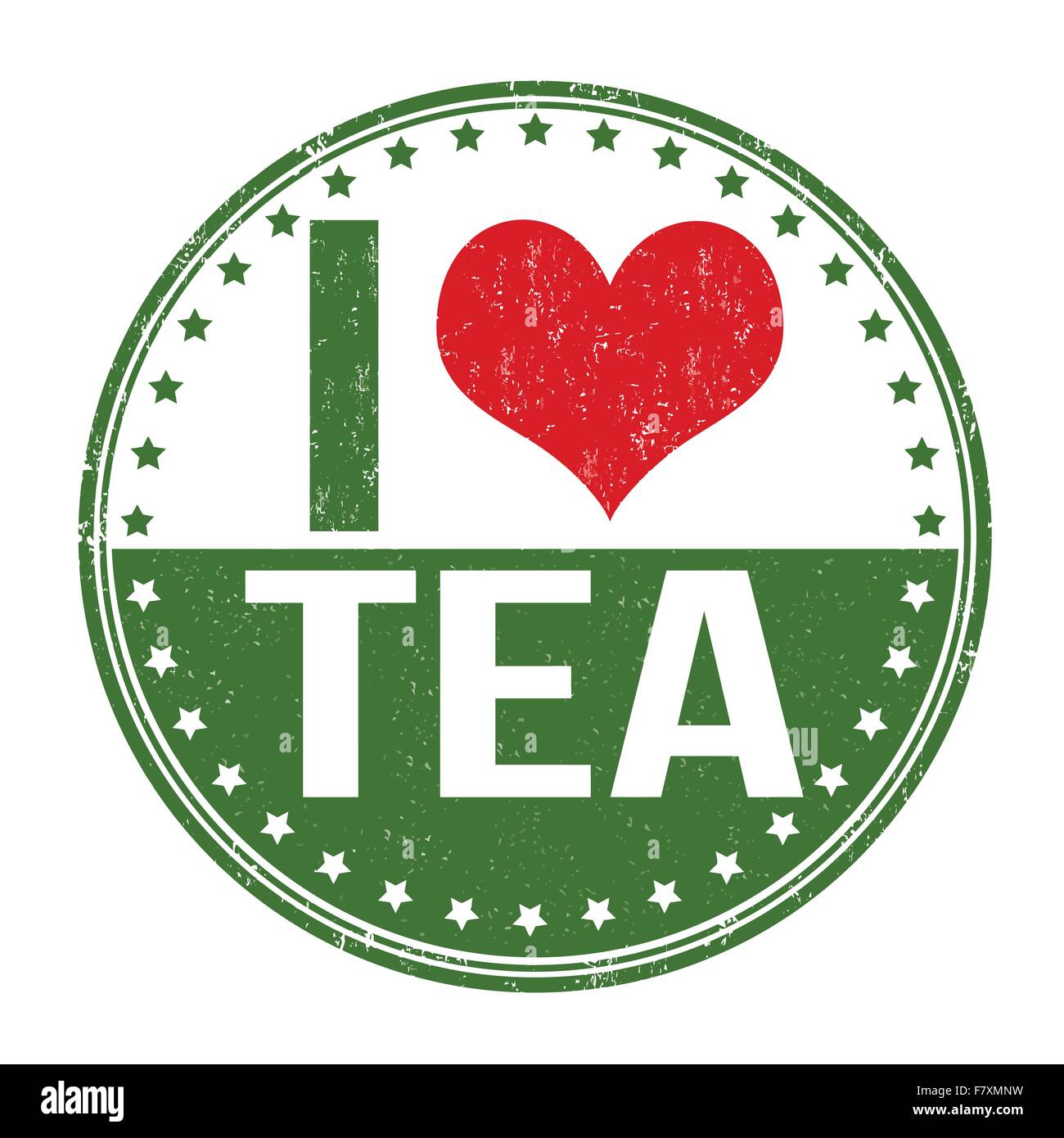 I love tea stamp Stock Vector Image & Art Alamy