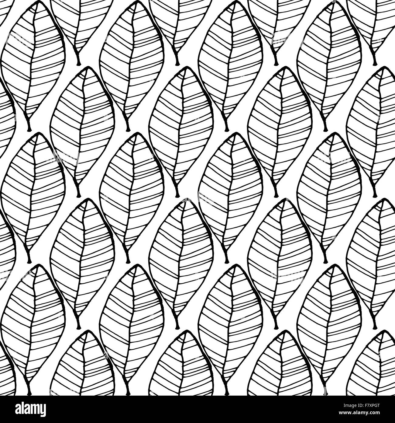 Vintage abstract autumn seamless leaves pattern Stock Vector
