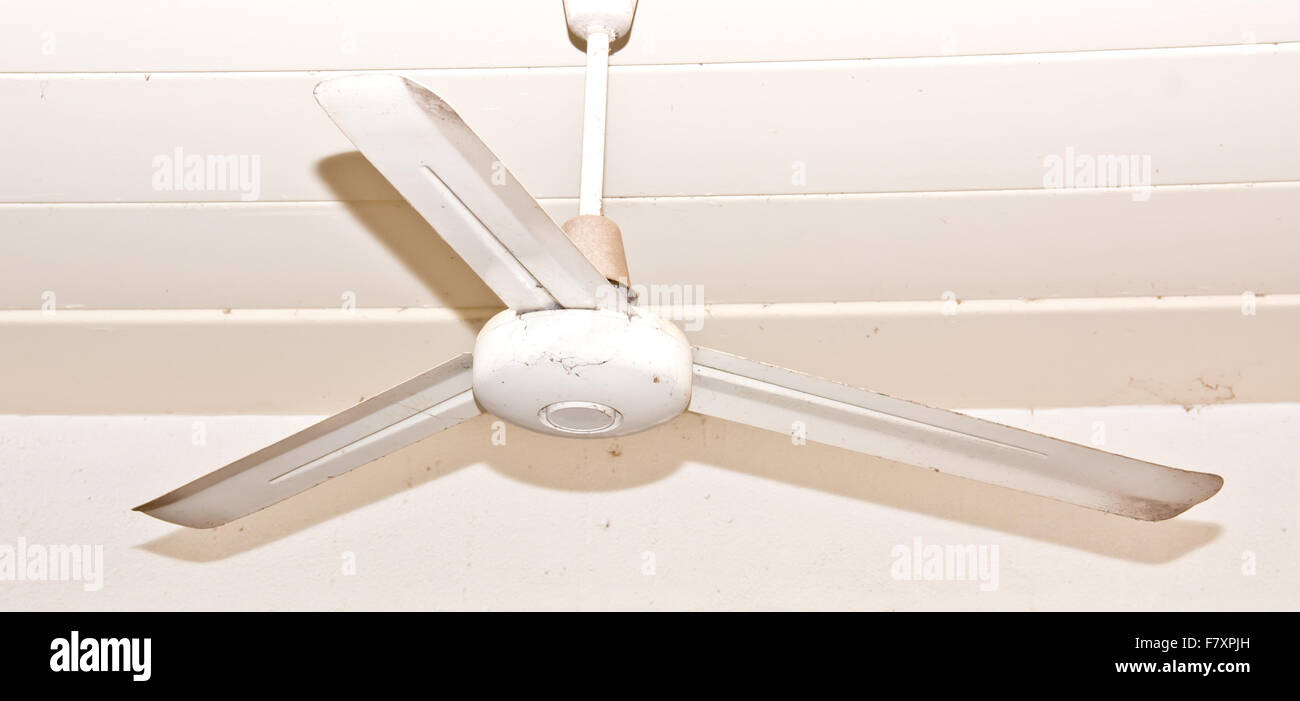 Dirty Ceiling Fan In Private Rooms Stock Photo 90942953 Alamy