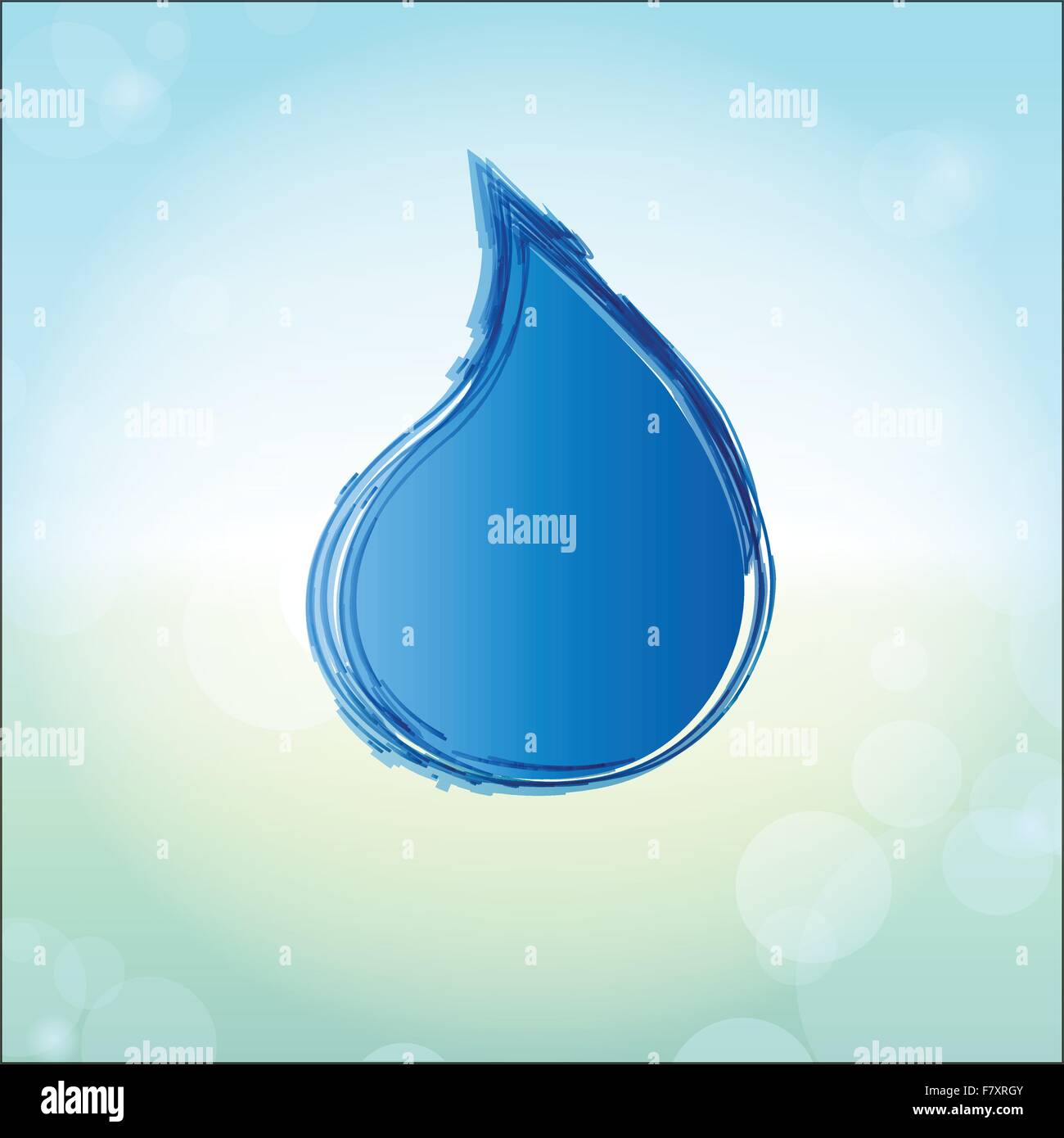 Water drop sign. Vector symbol Stock Vector Image & Art - Alamy