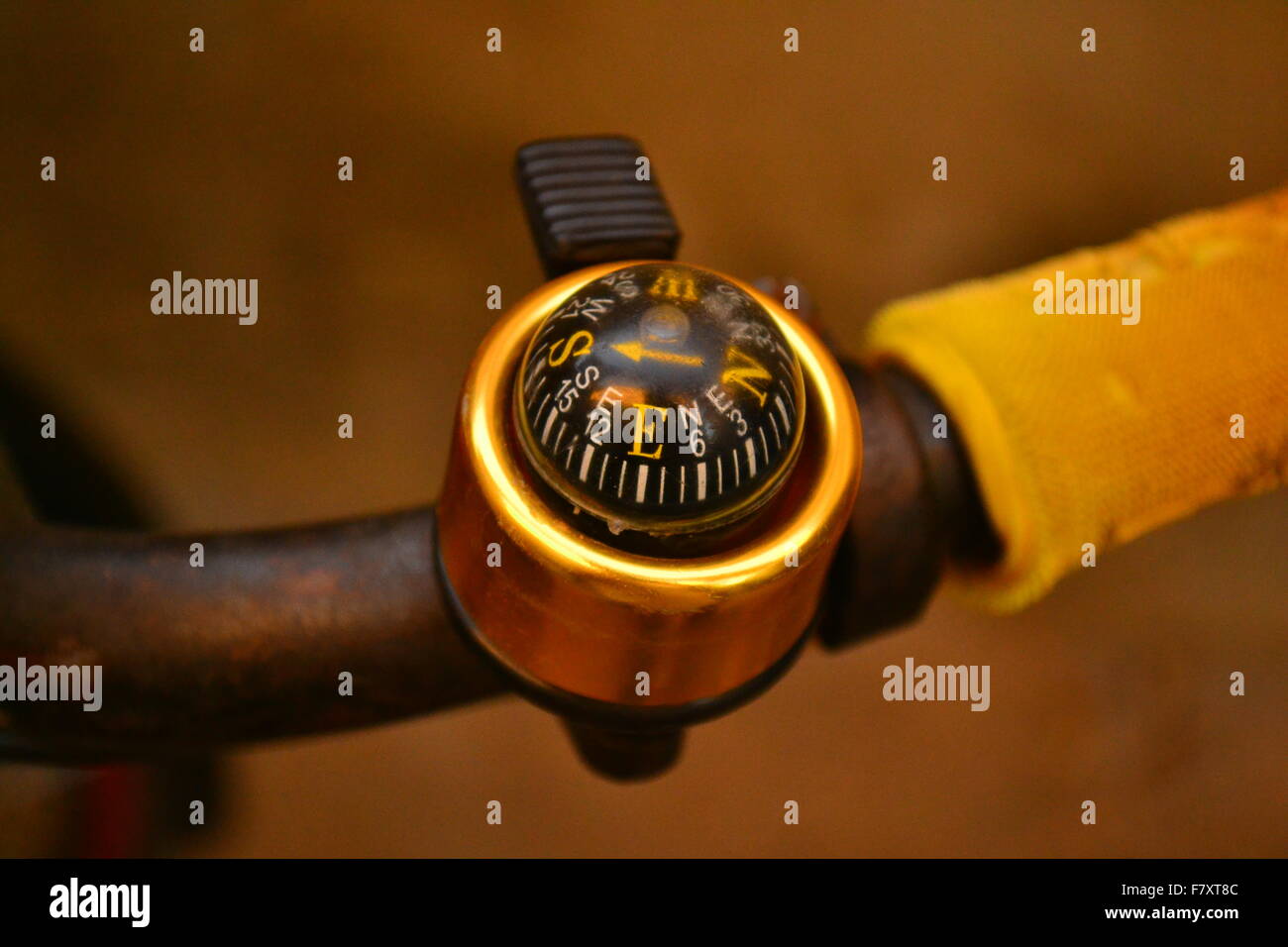 bike bell with compass