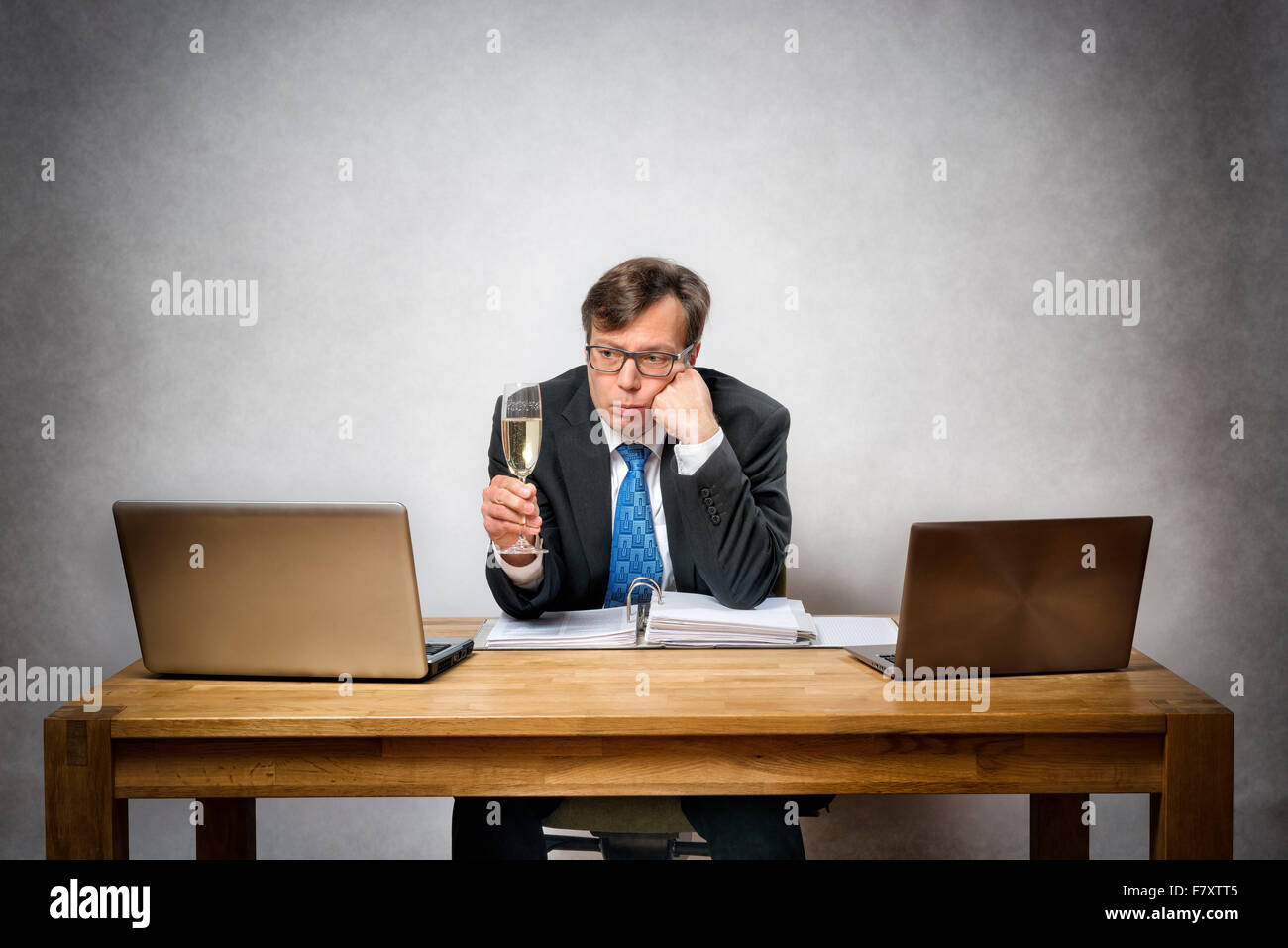 Lone Person In Office