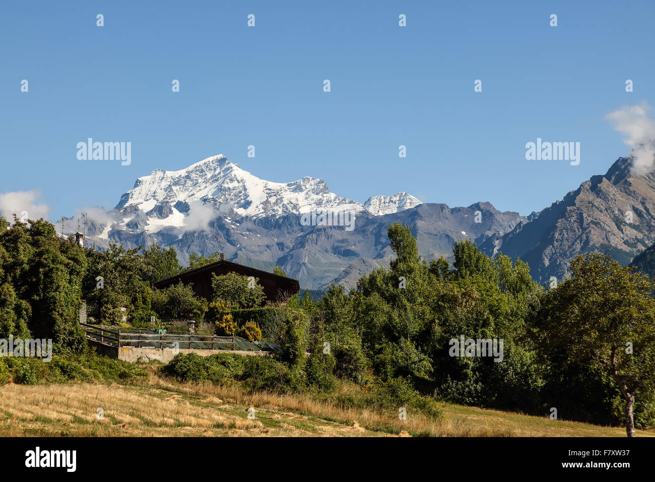 High Mountain Landscape in Italian Alps Stock Photo - Alamy