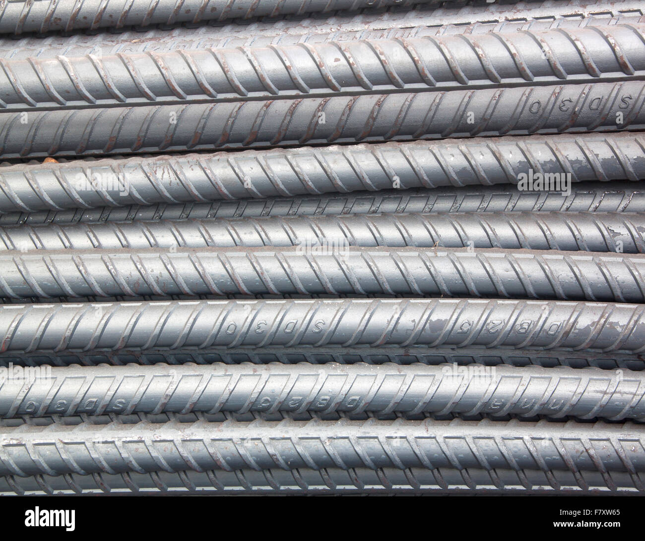 Sturdy Steel Steel Bar Construction Material Industry Stock Photo - Alamy