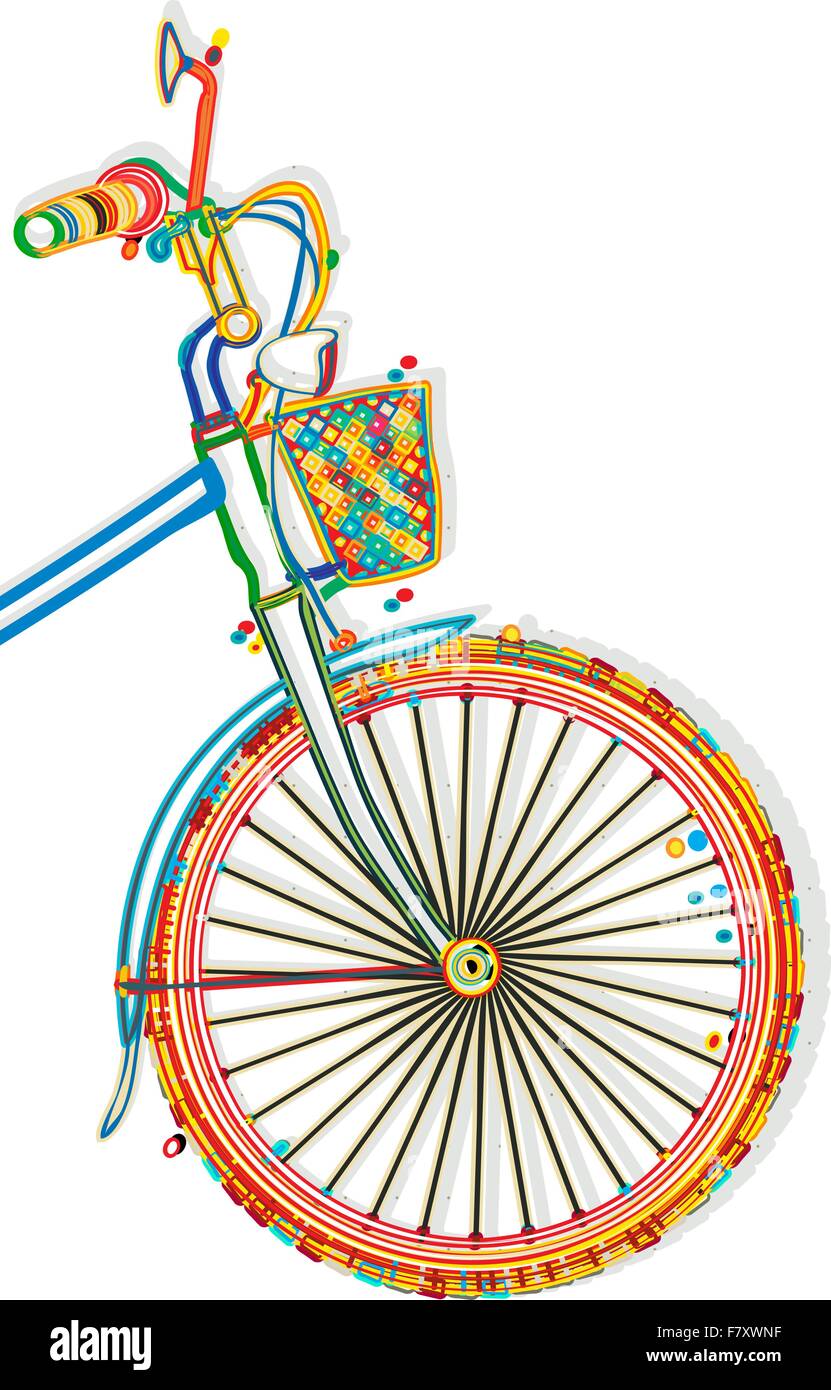 Bicycle Template Stock Vector Image &amp; Art - Alamy