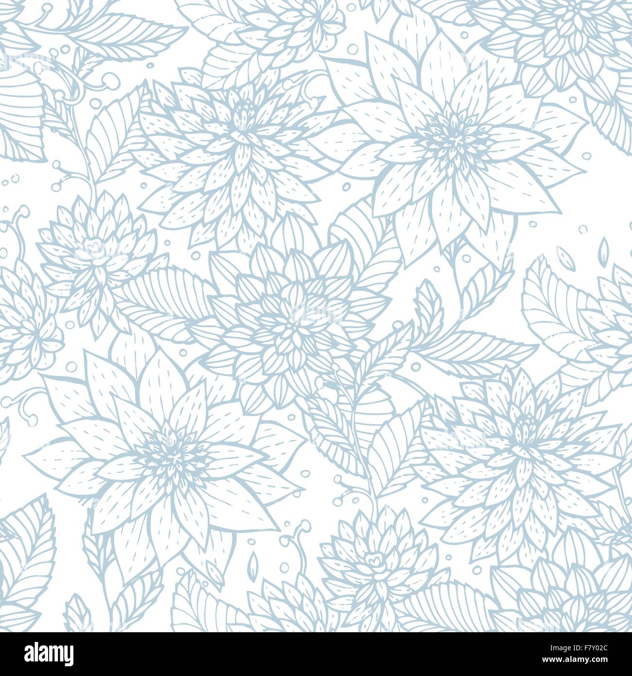 Seamless floral pattern Stock Vector Image & Art - Alamy