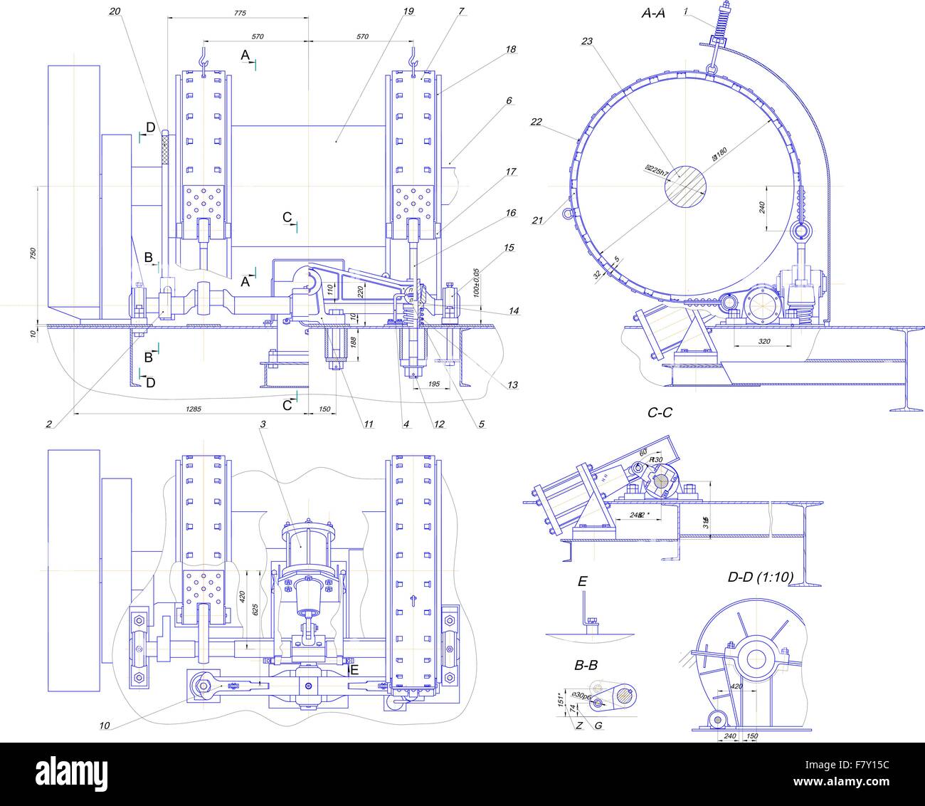 Engineering drawing hires stock photography and images Alamy