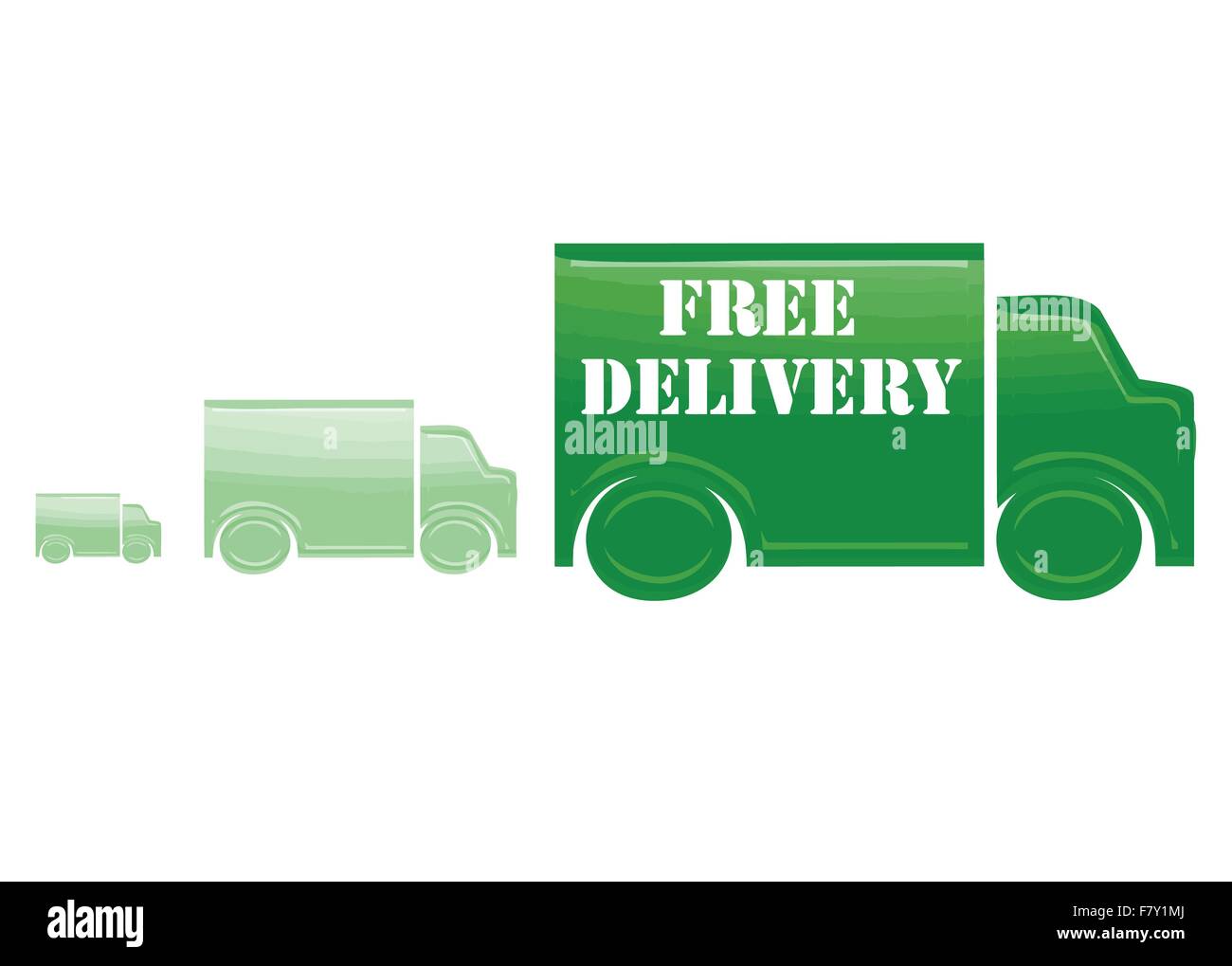 Free delivery Stock Vector