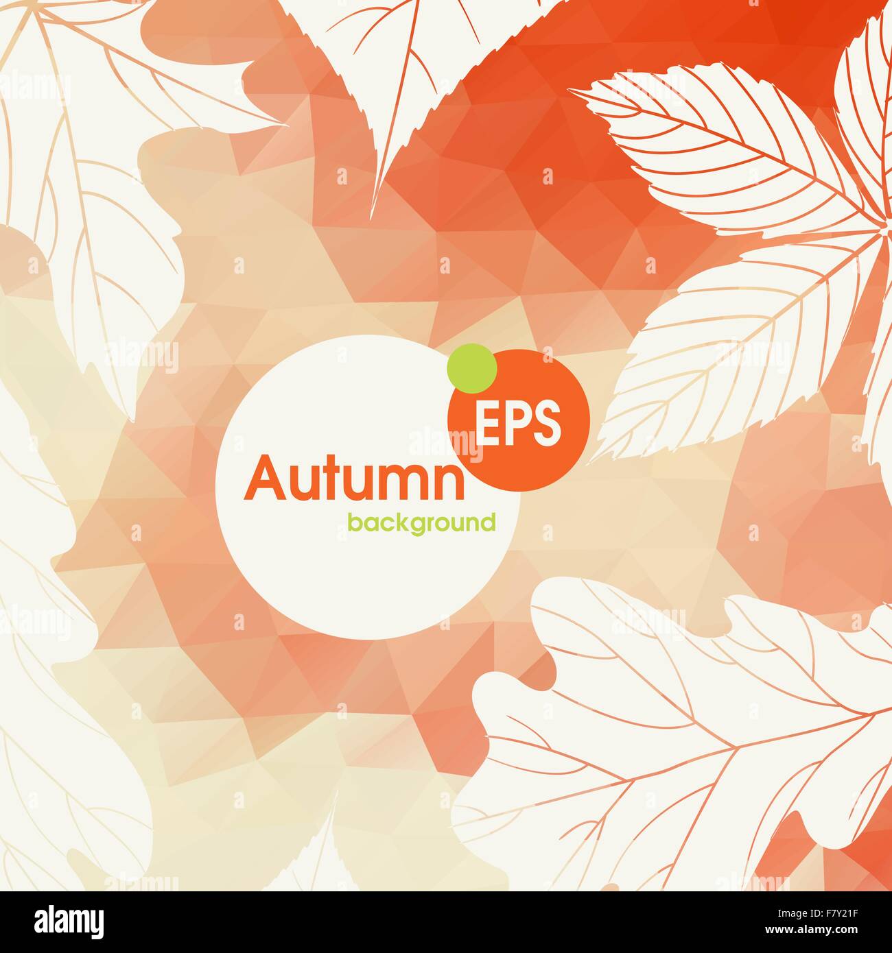 Autumn Background With Leaves Stock Vector Image & Art - Alamy