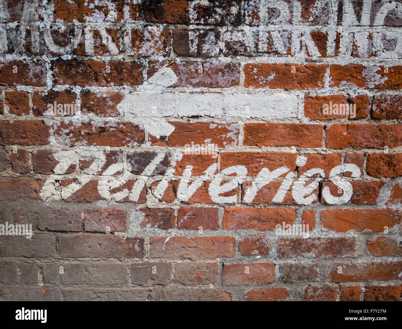 Deliveries sign Stock Photo