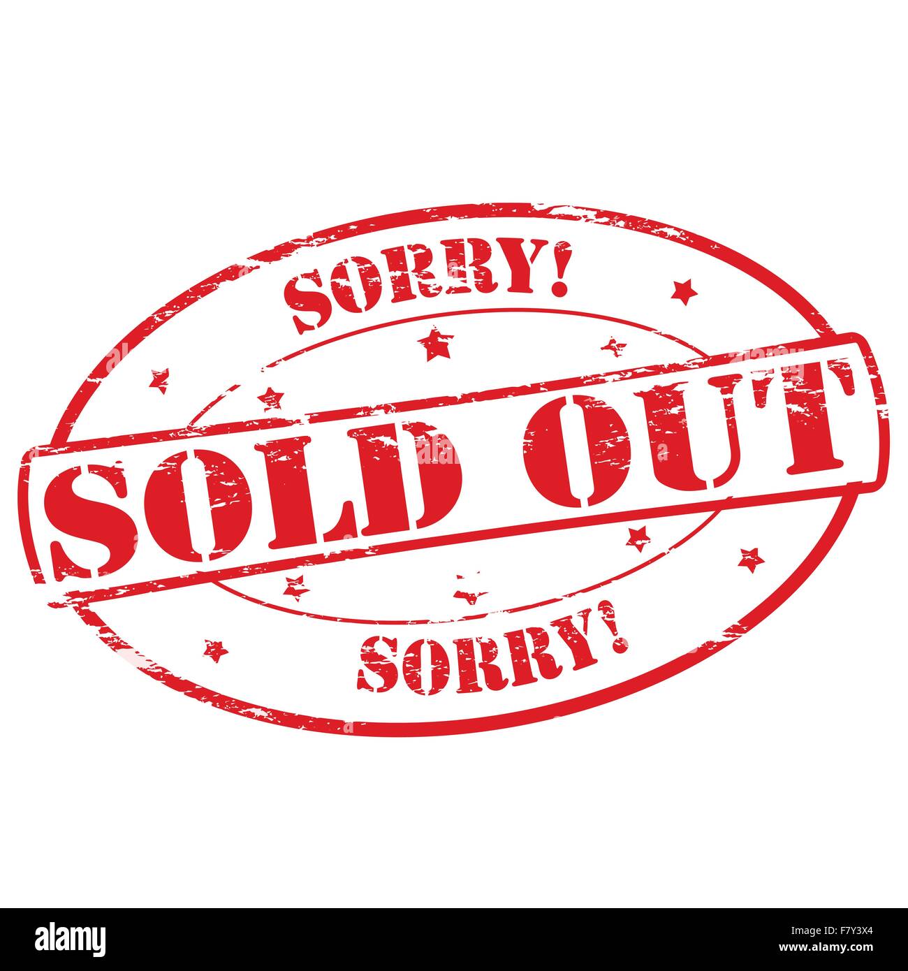 Sorry sold out hi-res stock photography and images - Alamy