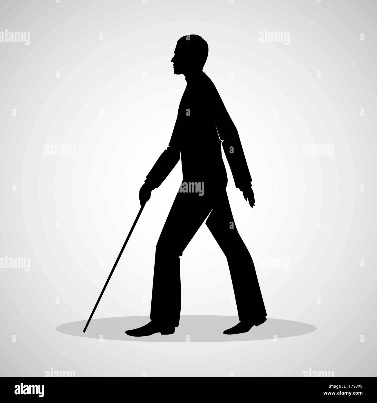 Blind man Black and White Stock Photos & Images - Alamy
