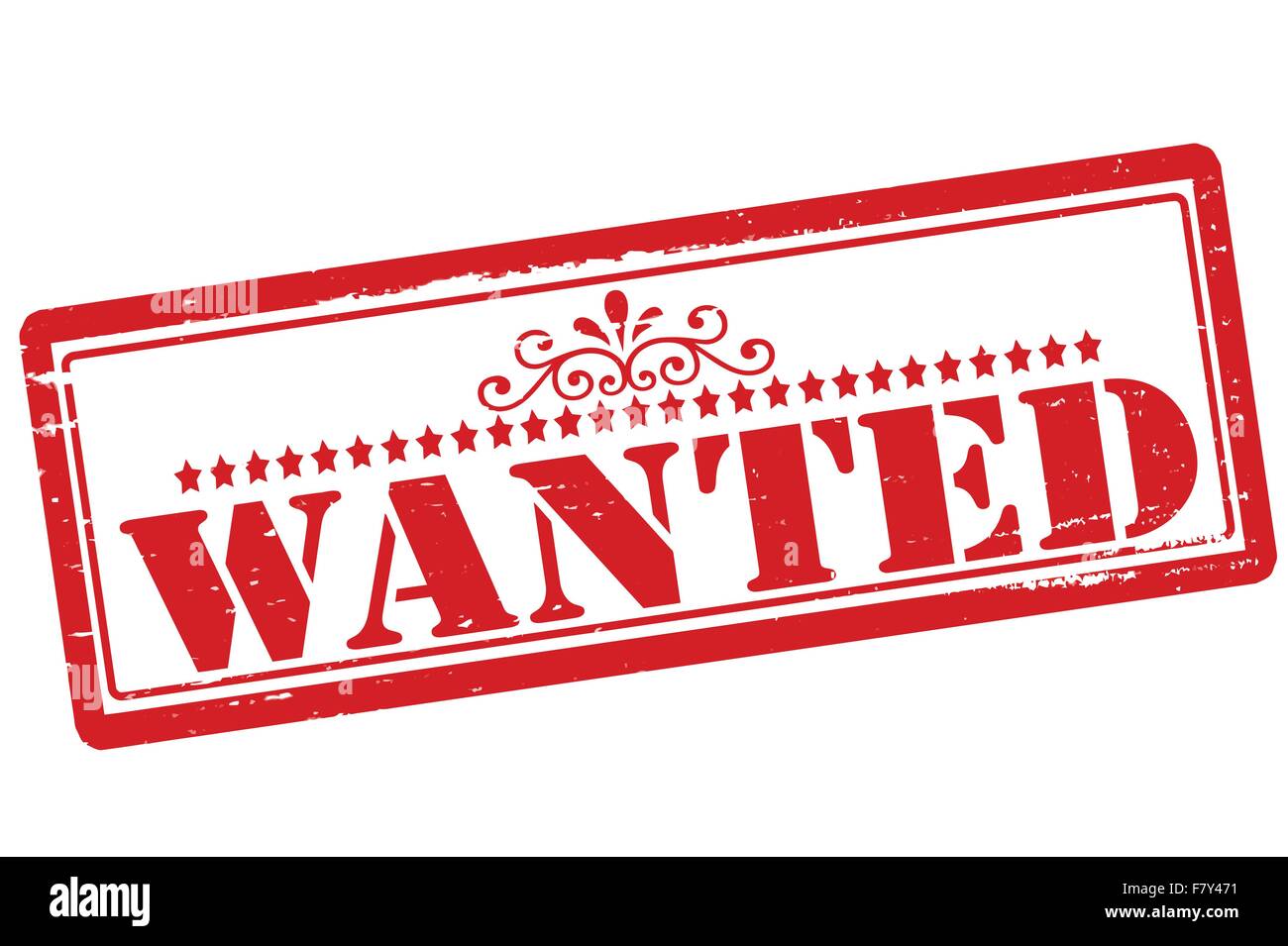 Wanted Stock Vector
