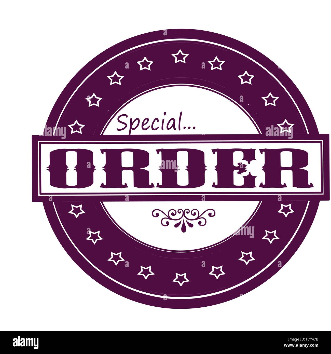 Special order Stock Vector