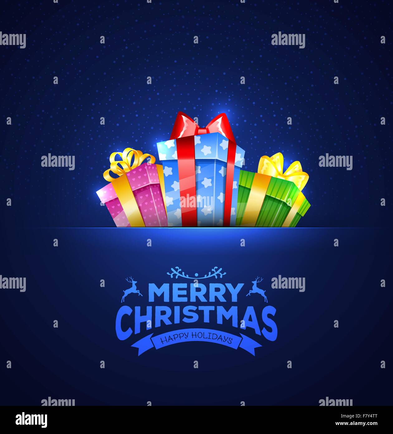Colorful gift boxes with bows Stock Vector Image & Art - Alamy