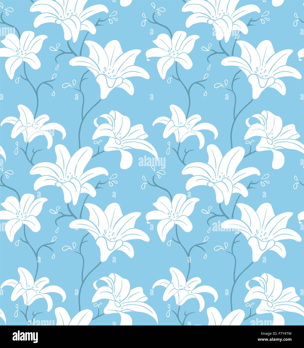 Seamless floral pattern background Stock Vector Image & Art - Alamy