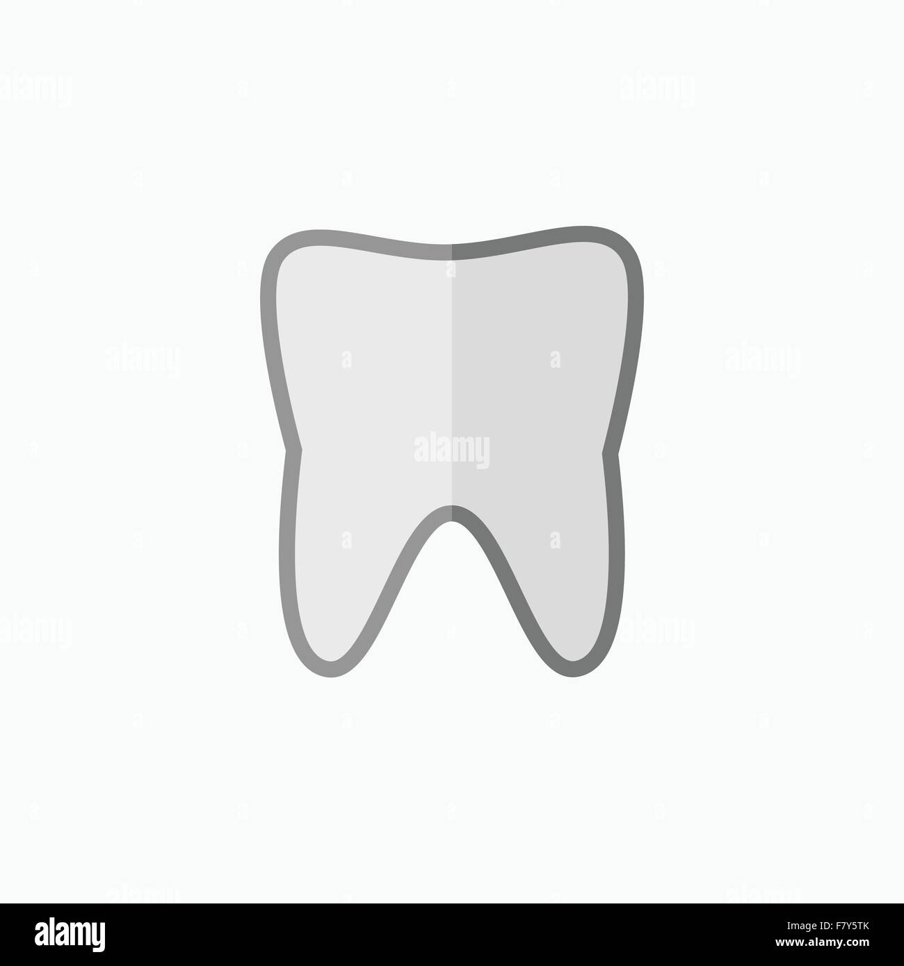 Dental Flat Icon Stock Vector Image & Art - Alamy