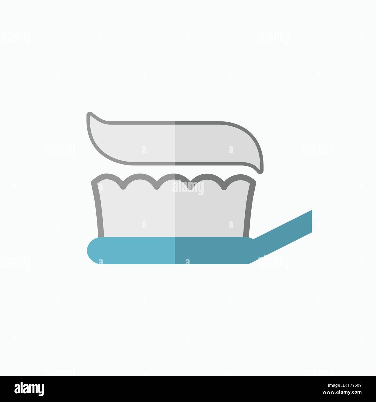 Dental Flat Icon Stock Vector Image & Art - Alamy