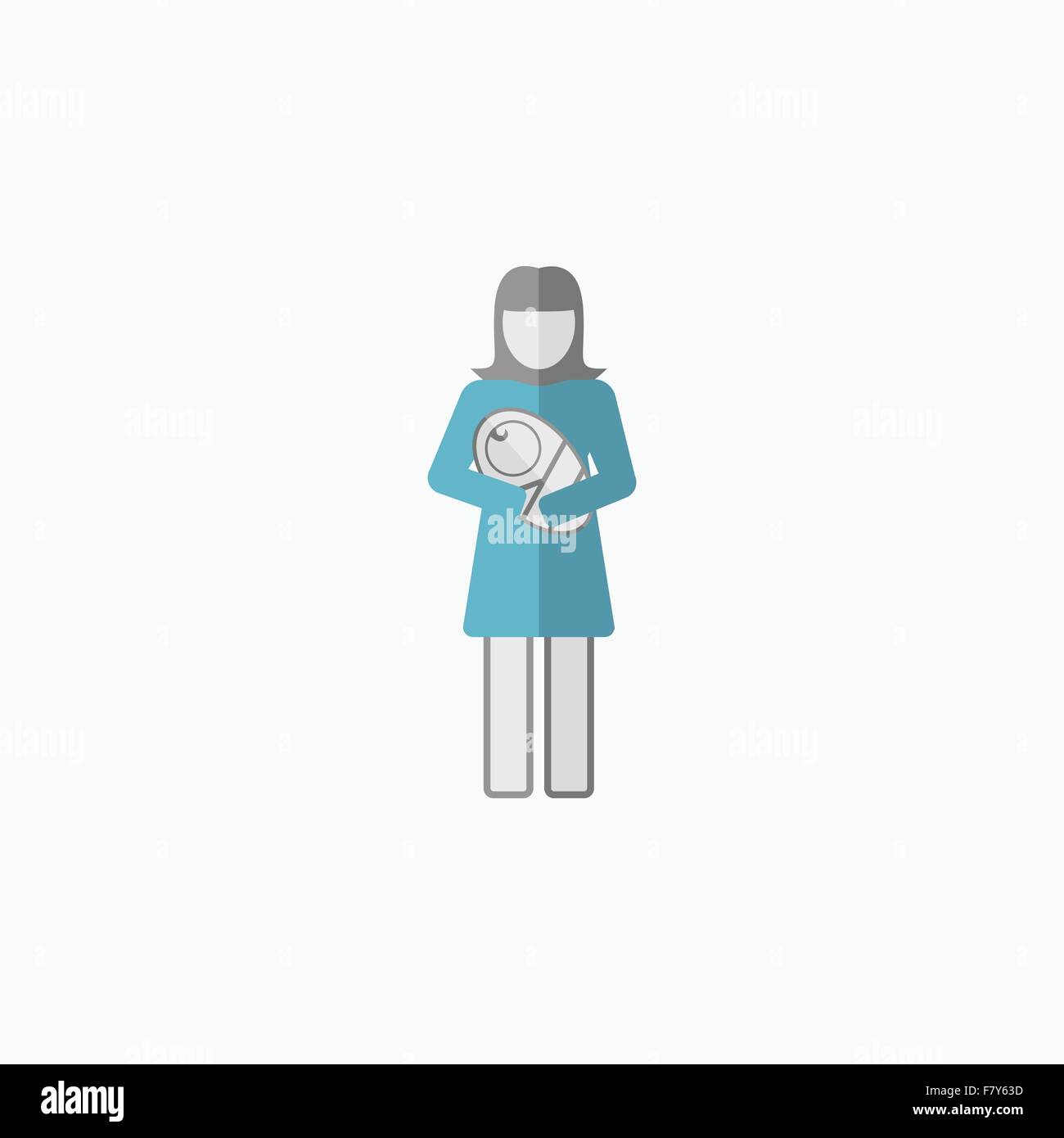 Maternity Flat Icon Stock Vector Image & Art - Alamy