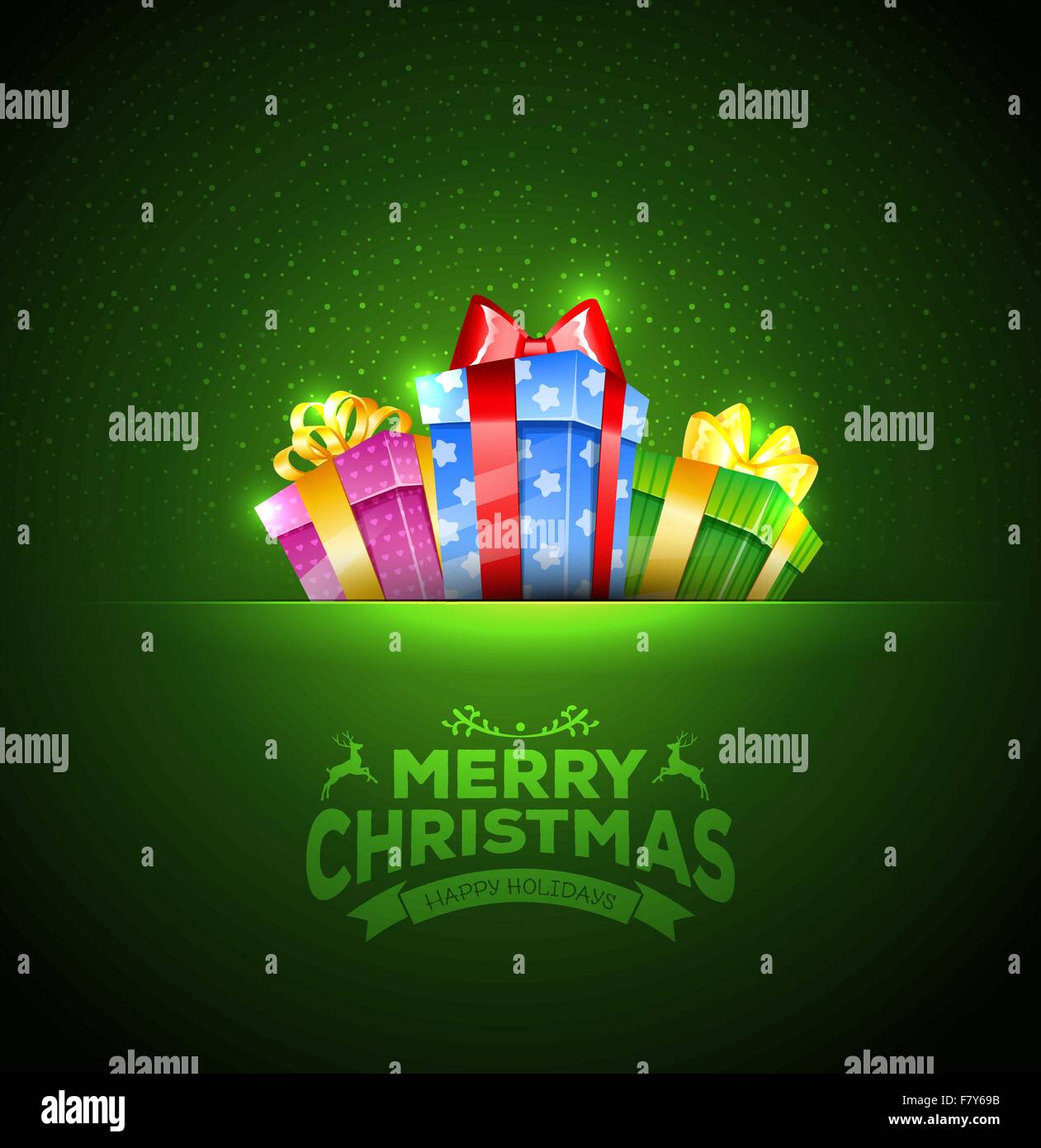 Colorful gift boxes with bows Stock Vector Image & Art - Alamy