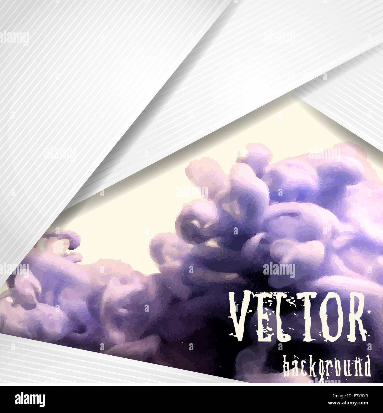 Abstract Background With White Paper Layers Stock Vector Image & Art ...