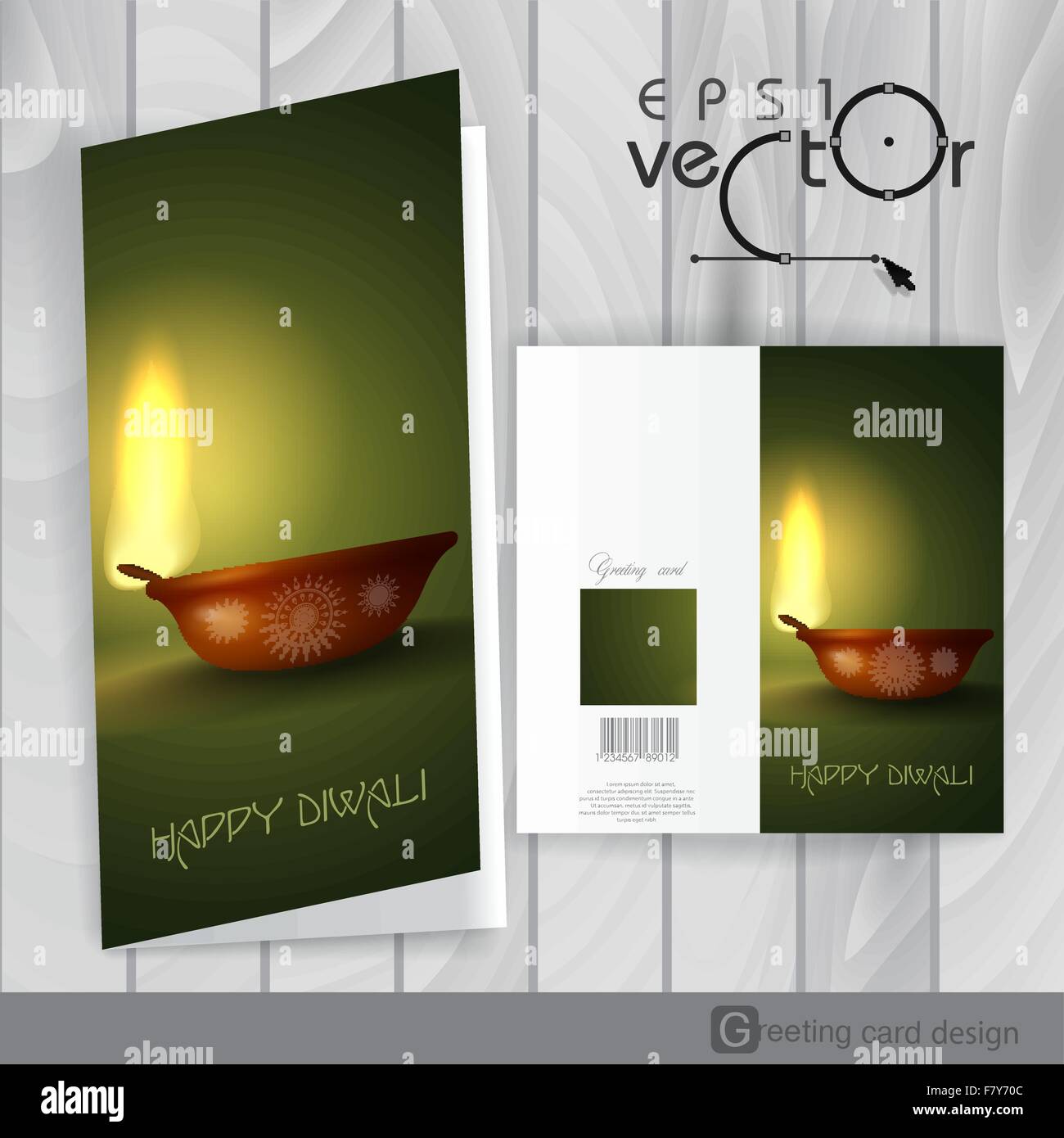 Greeting Card Design, Template Stock Vector Image & Art Alamy