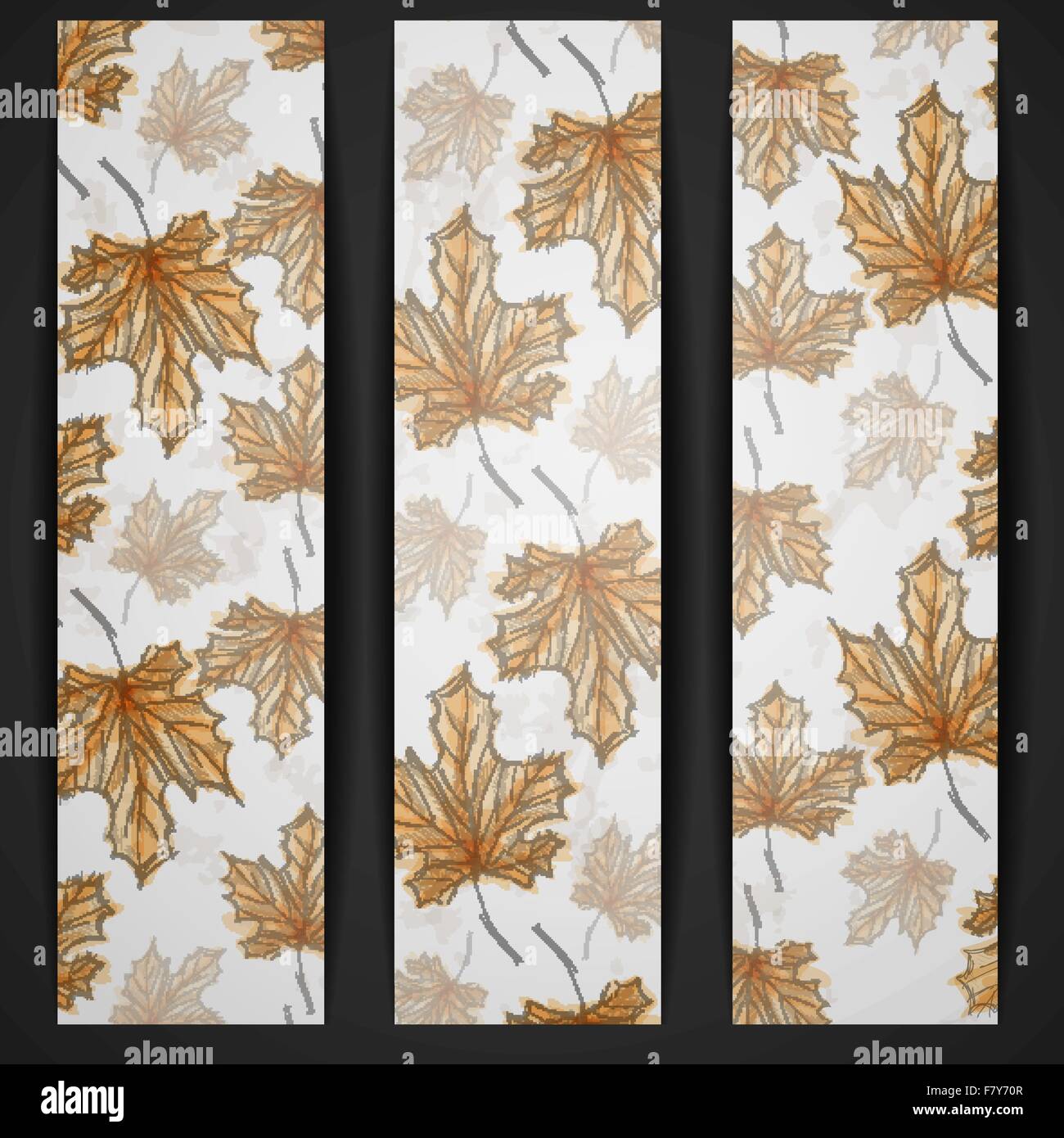 Hand Drawn Autumn Background Stock Vector Image & Art - Alamy