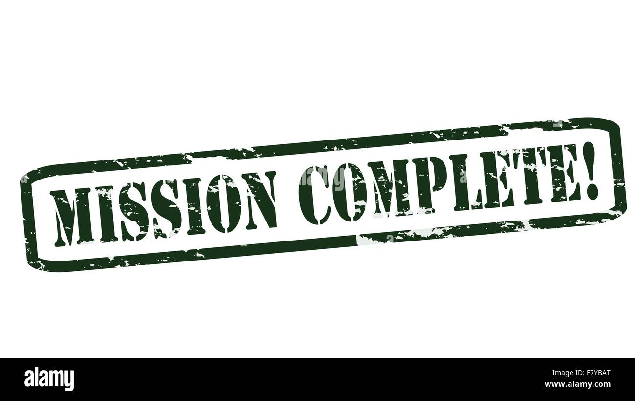 Mission Complete Stock Vector Images - Alamy