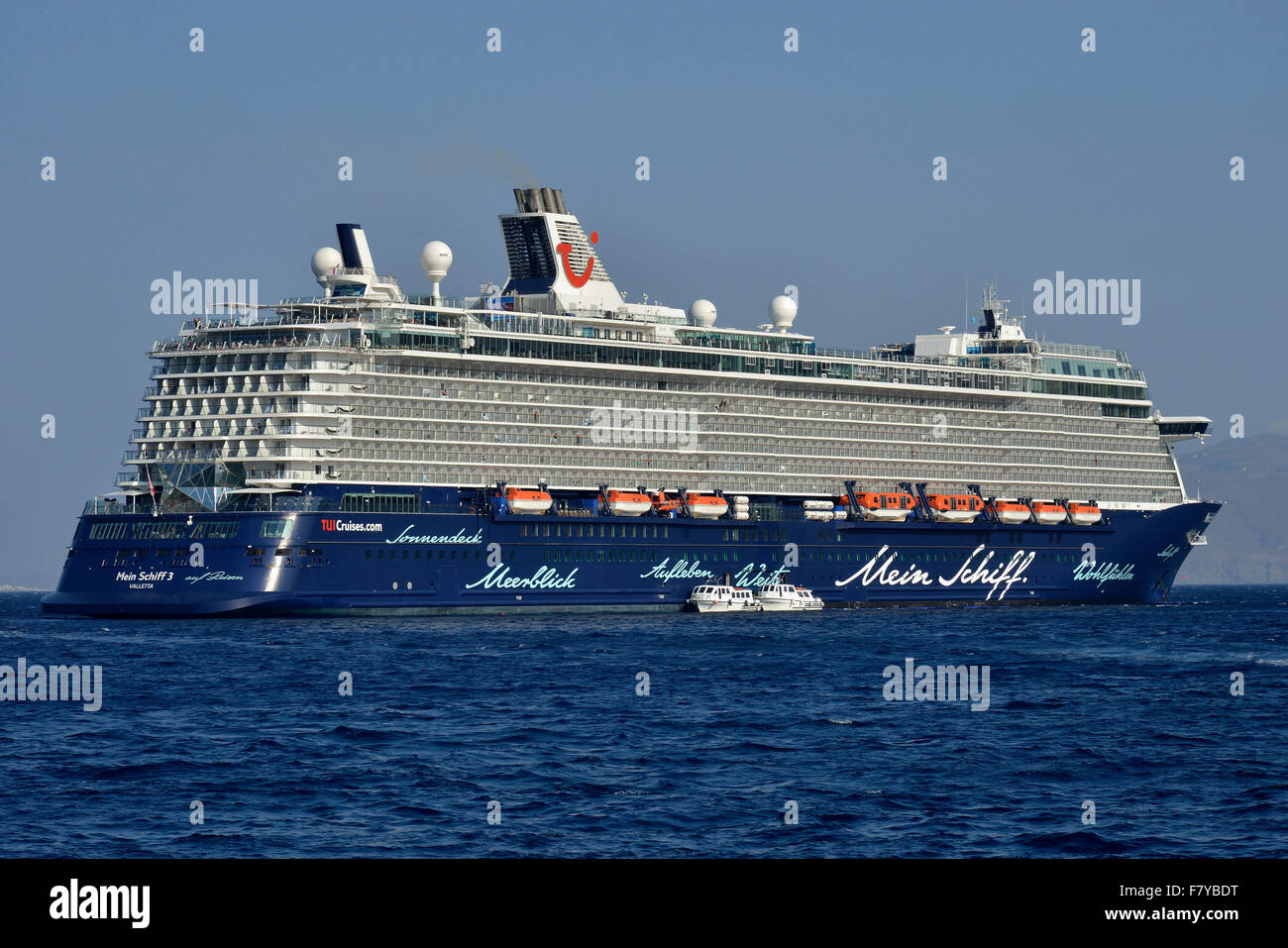 Cruise Ship Mein Schiff 3 Mediterranean Sea Cyclades