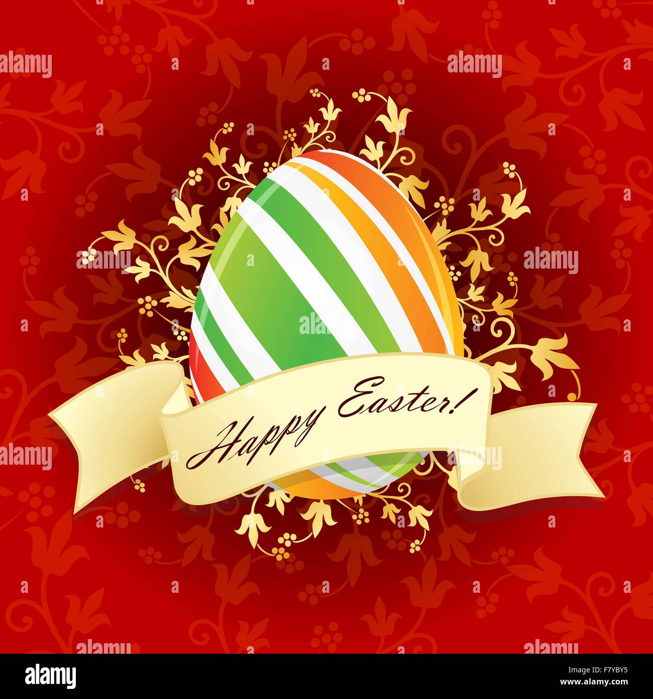One beautiful easter egg Stock Vector Images Alamy
