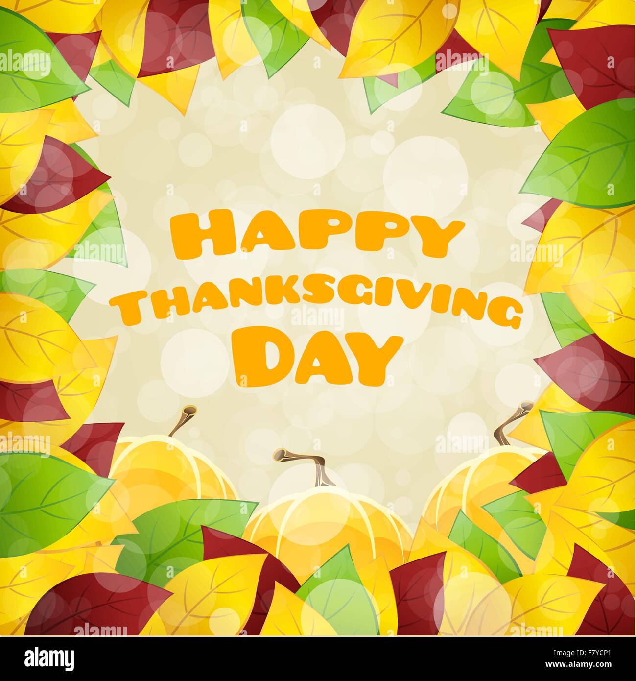 Happy Thanksgiving Day card Stock Vector Image & Art - Alamy