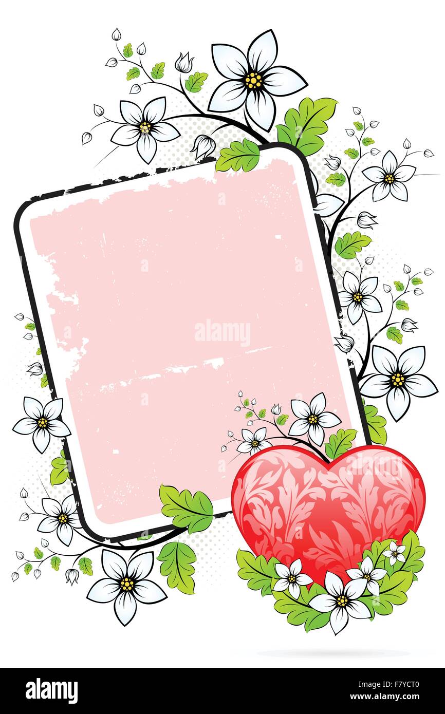 Valentine's Day card Stock Vector Image & Art - Alamy
