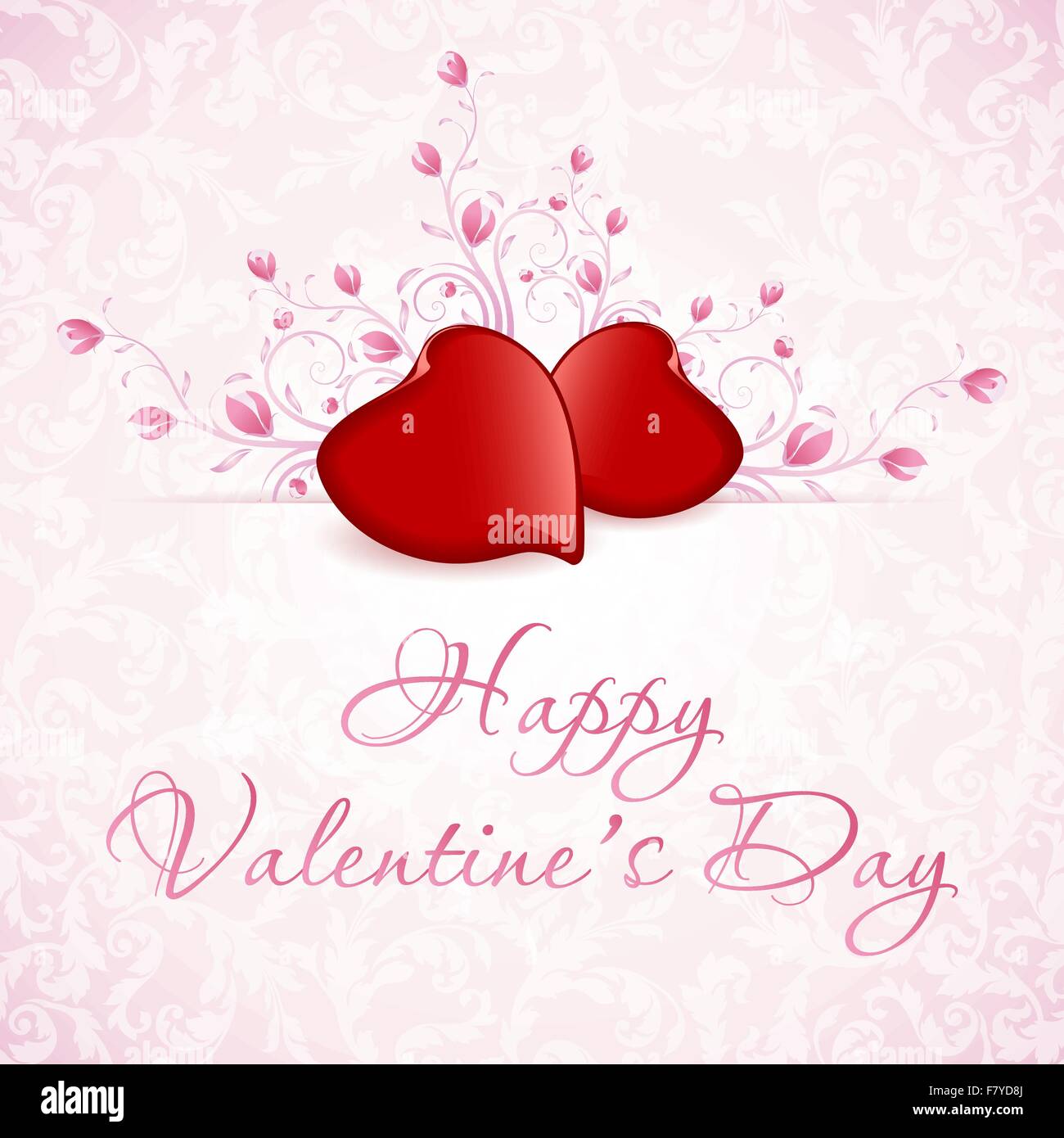 Valentine's Day Card Stock Vector Image & Art - Alamy