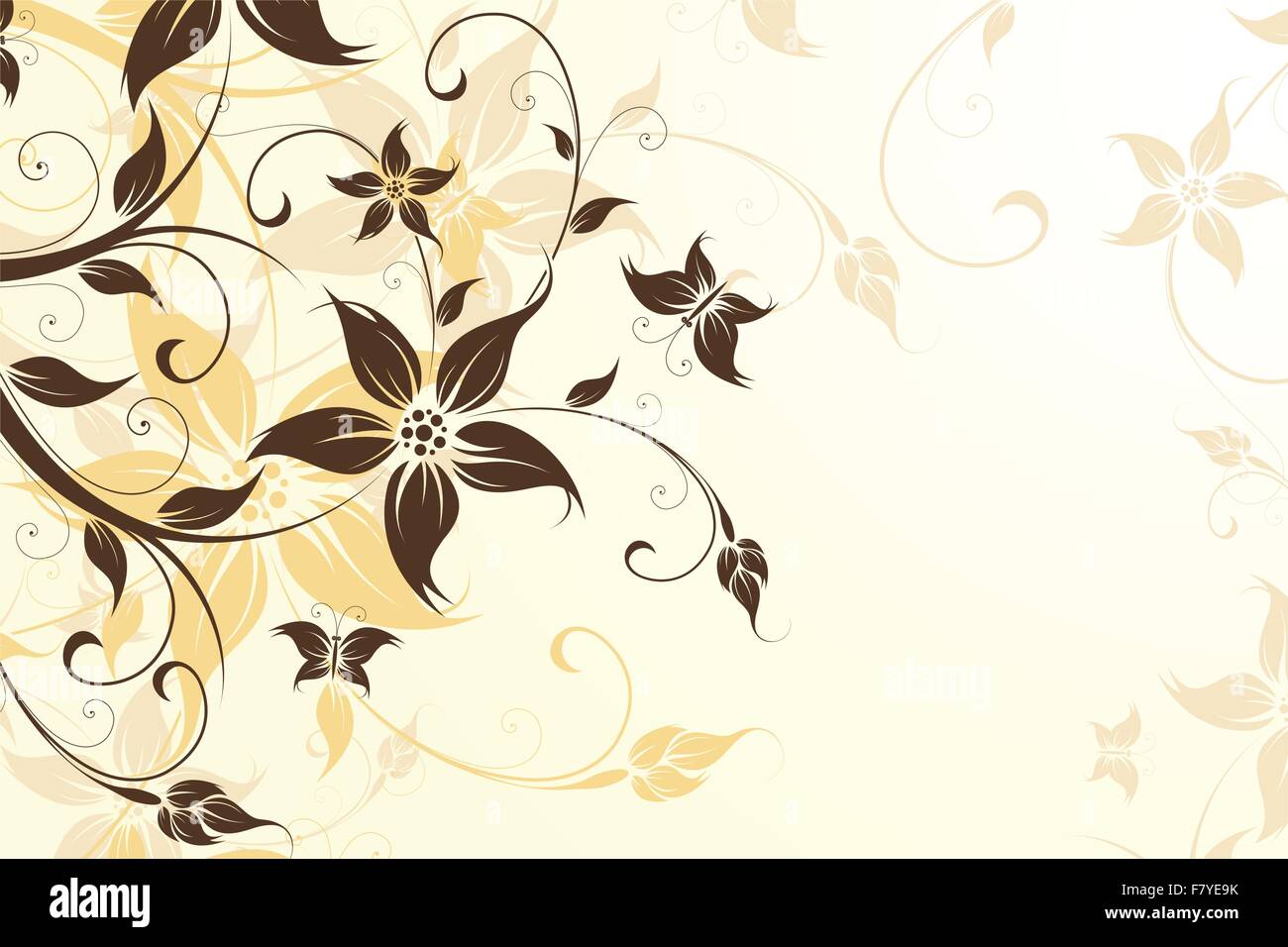Floral background Stock Vector