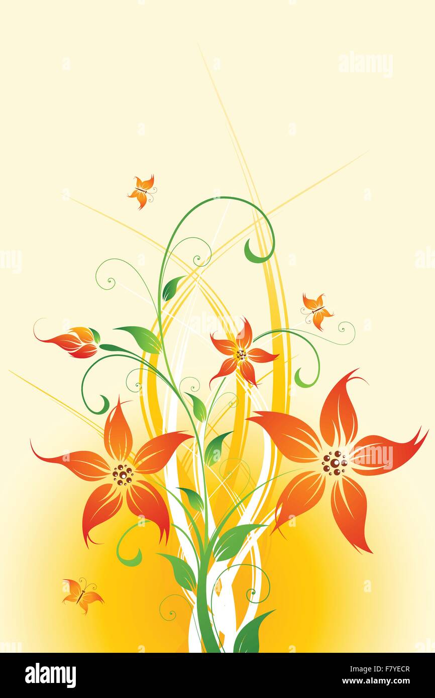 Floral background Stock Vector