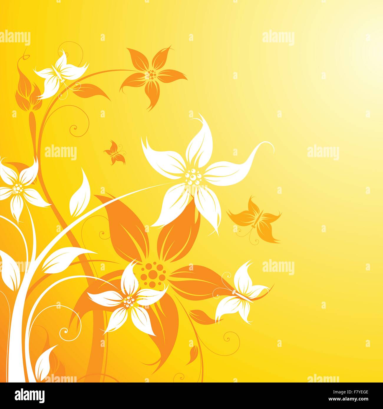 Vector floral background Stock Vector Image & Art - Alamy