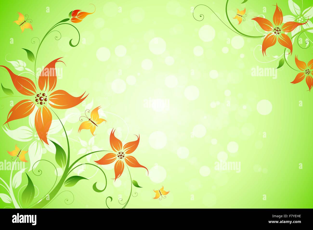Flowers Background Stock Vector