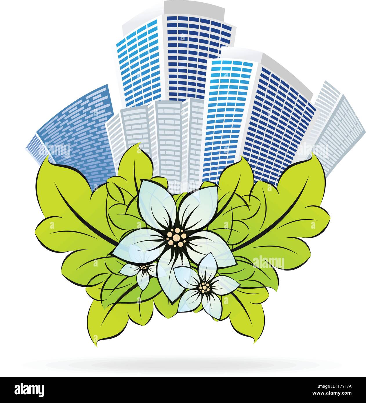 ECO city eps10 Stock Vector Image & Art - Alamy