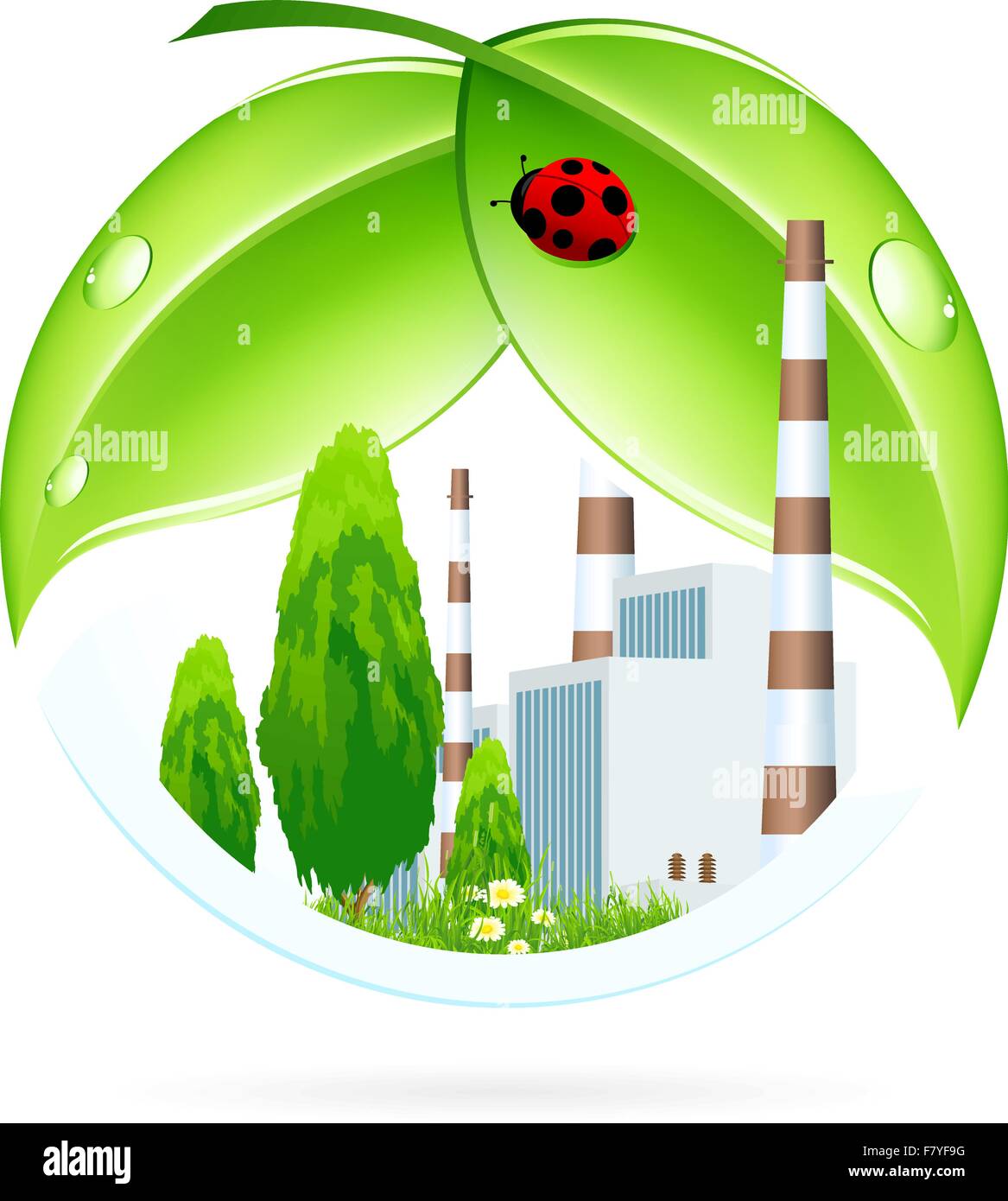 Power Plant Icon Stock Vector Image & Art Alamy
