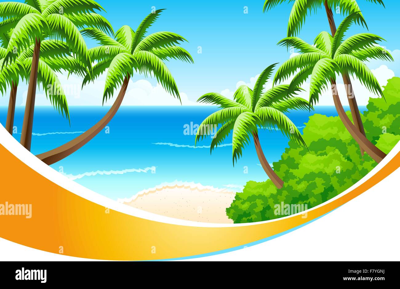 Background Summer Vacation Stock Vector Image & Art - Alamy
