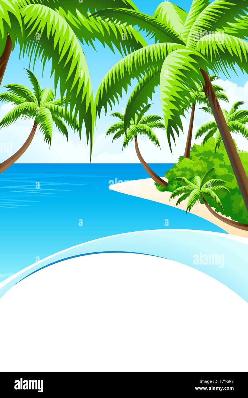 Summer Vacation Background Stock Vector Image & Art - Alamy