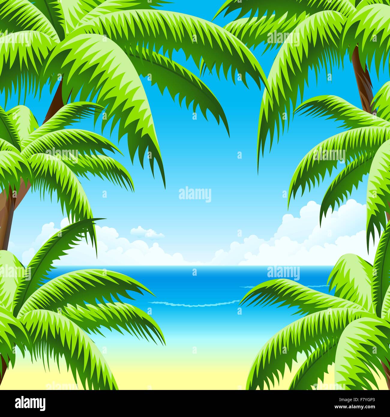 Summer Vacation Background Stock Vector Image & Art - Alamy
